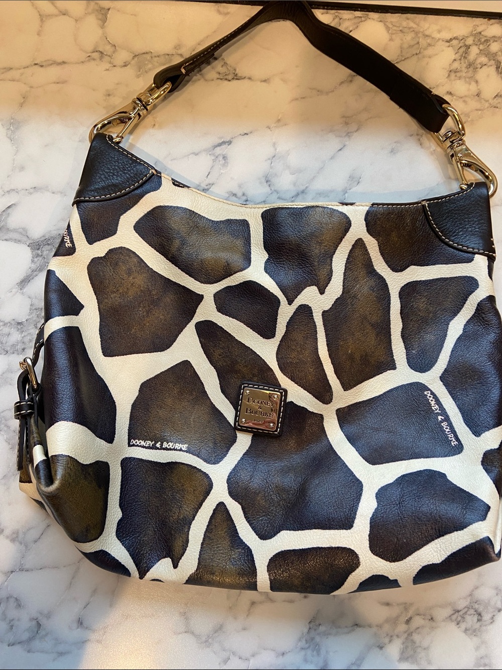 Dooney & Bourke Giraffe-Print Shoulder Bag